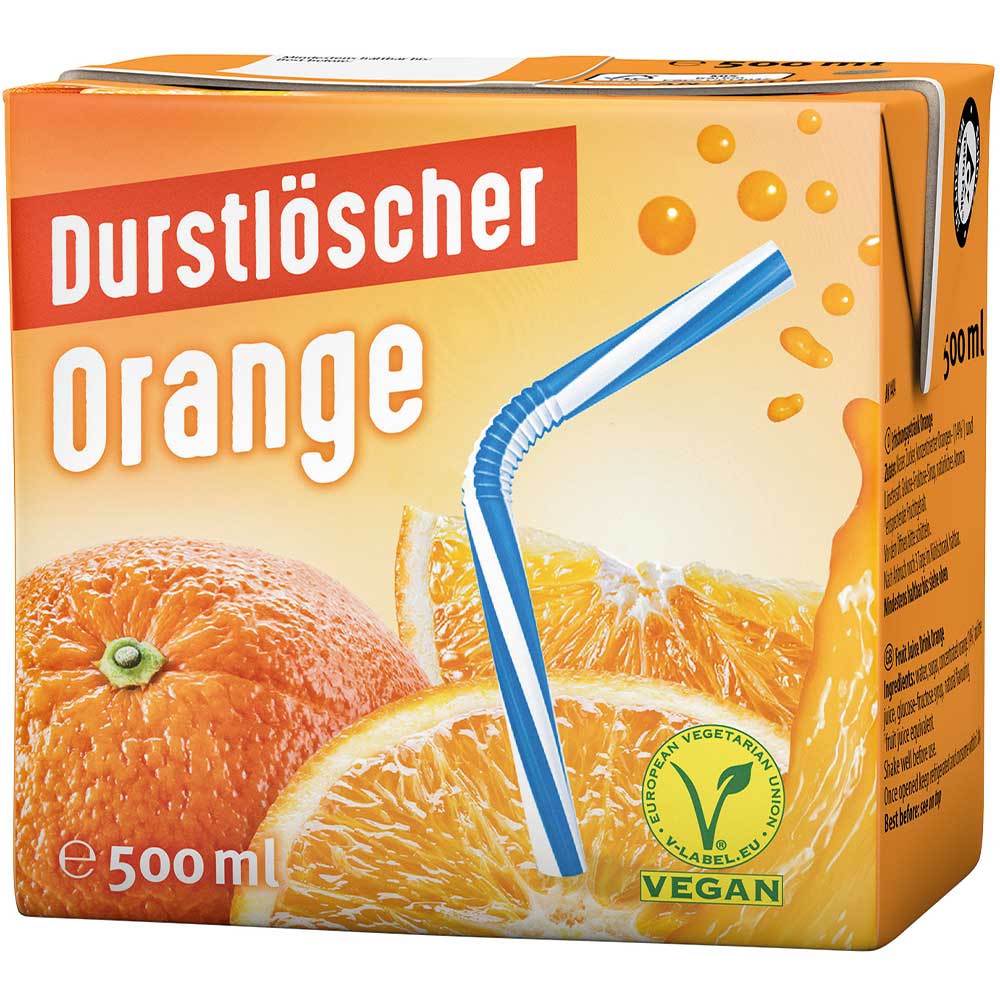 Durstlöscher Orange 500ml 12 x500 ML