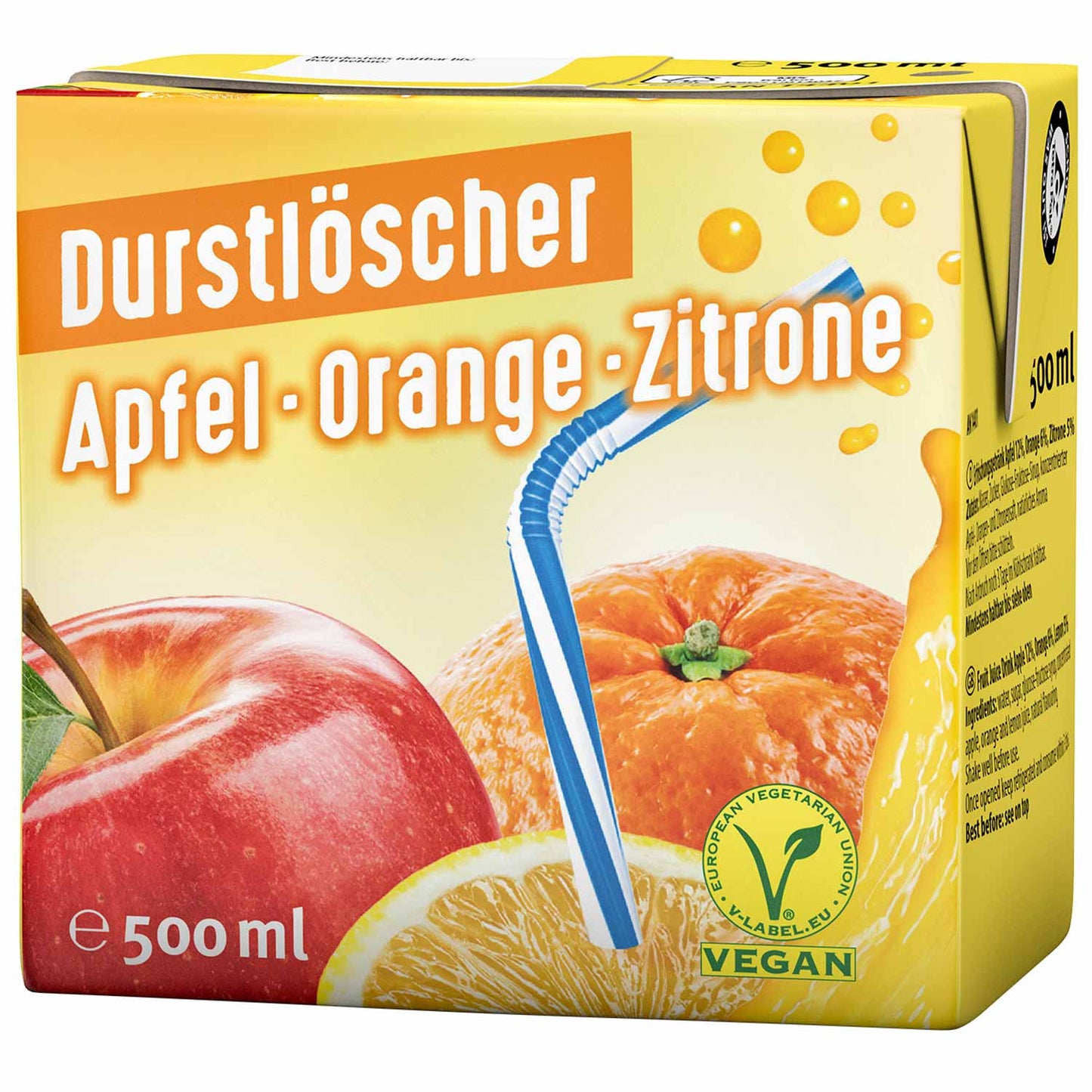 Durstlöscher Apfel-Orange-Zitrone 500ml 12 x500 ML