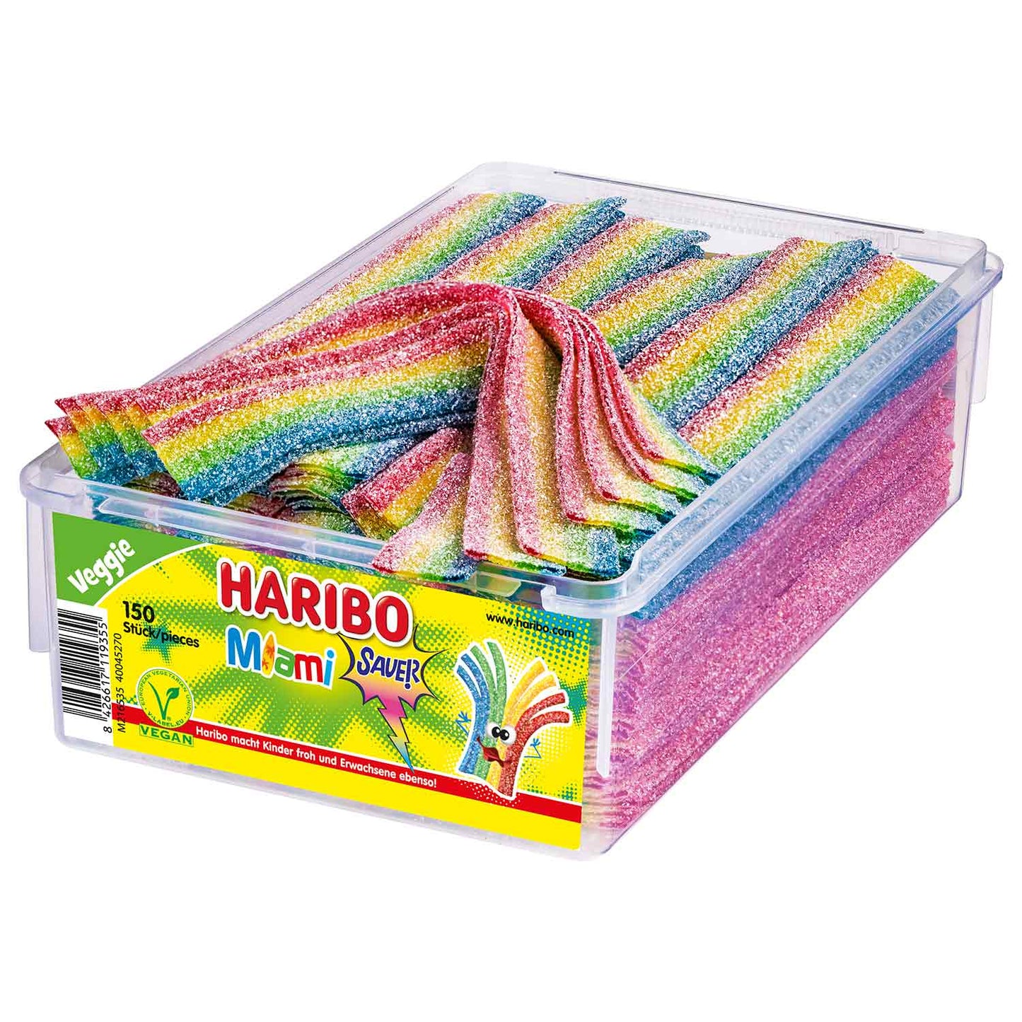Haribo Miami sauer veggie 150er 1125g