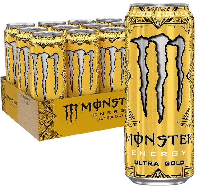 MONSTER ULTRA GOLD ENERGY ZZGL. PFAND 0,5 L DOSE