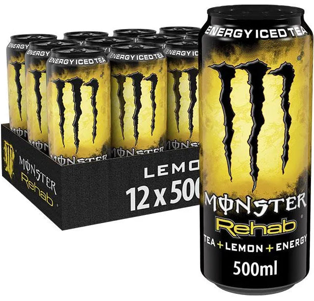 MONSTER REHAB LEMON ENERGY ZZGL. PFAND 0,5 L DOSE