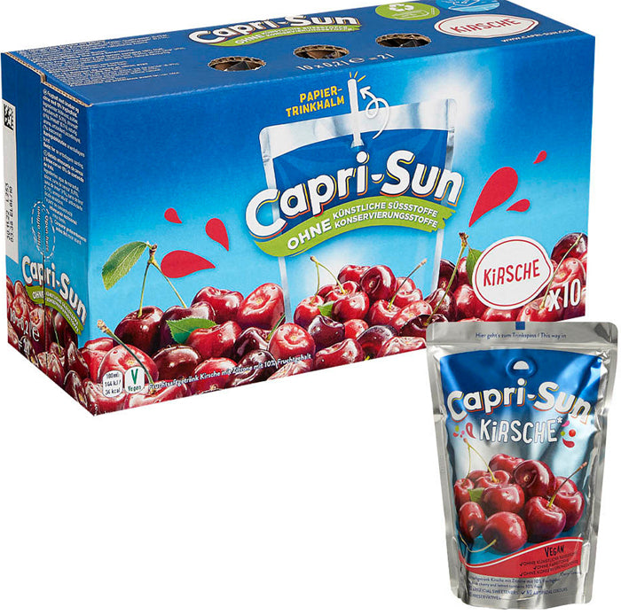 Capri-Sun Kirsche  Fruchtsaftgetränk 4 x  10x 0,2 l /