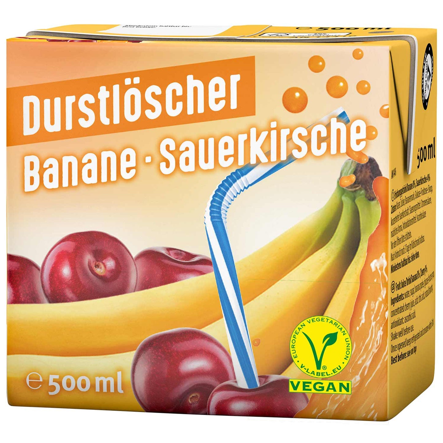 Durstlöscher Banane-Sauerkirsche 500ml   12 x500 ML
