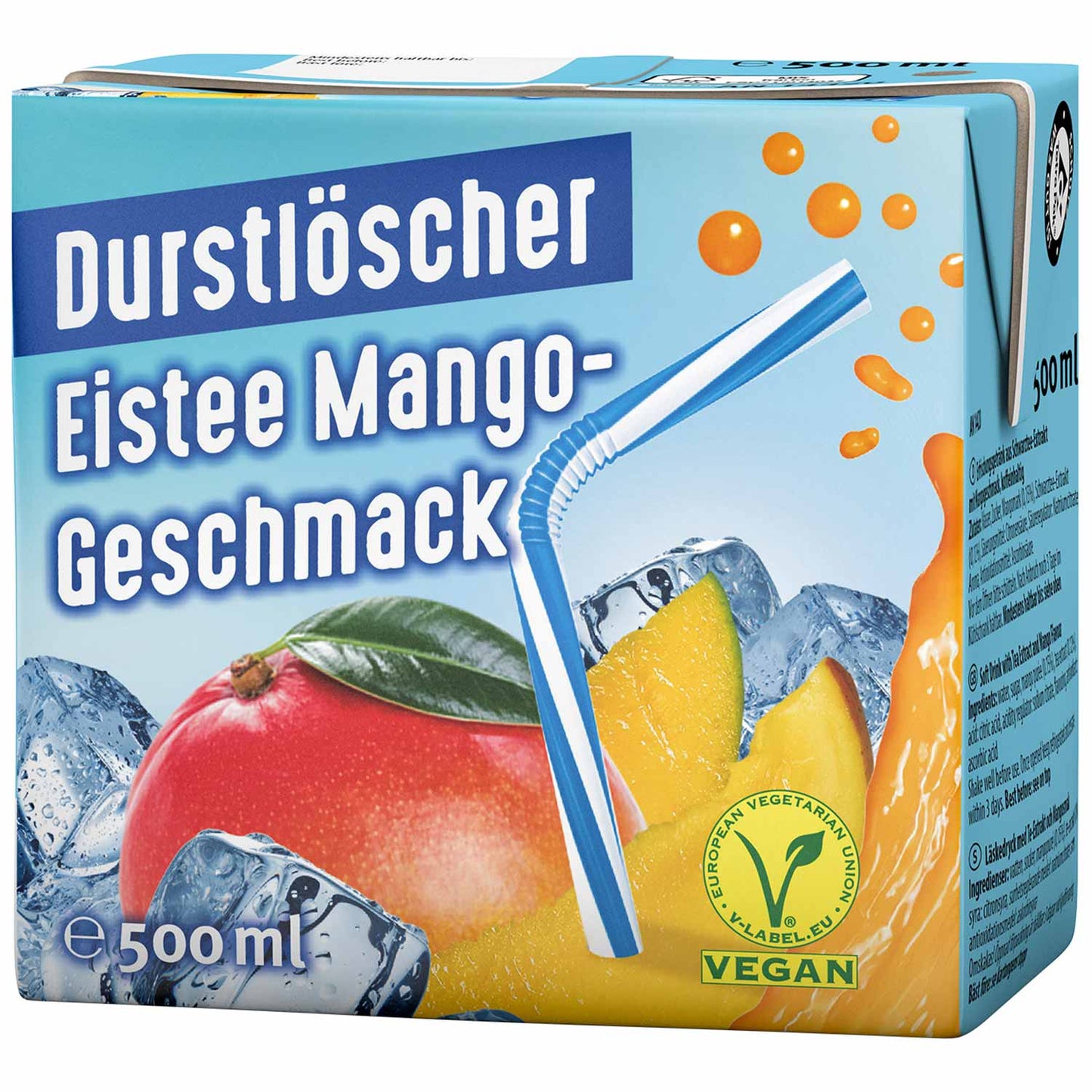 Durstlöscher Eistee Mango 500ml 12 x500 ML