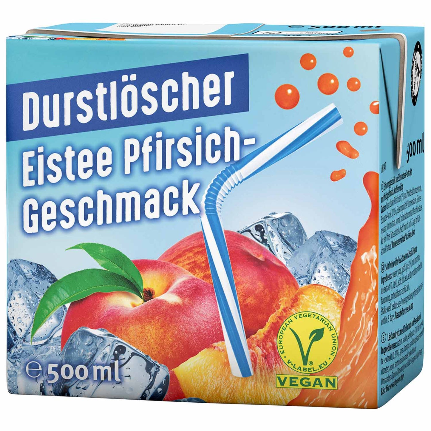 Durstlöscher Eistee Pfirsich 500ml   12 x500 ML