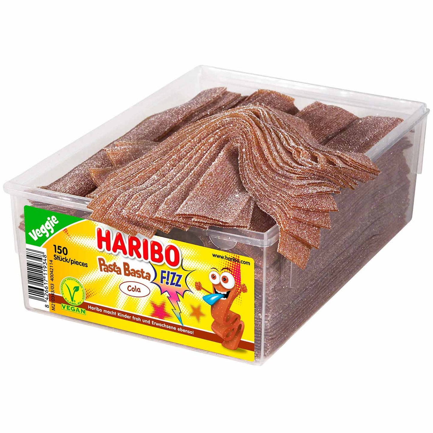 Haribo Pasta Basta Cola FIZZ veggie 150er  1125g